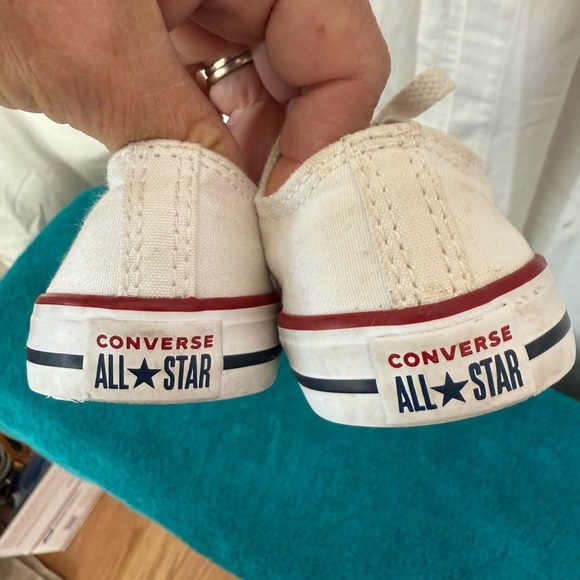 Converse All Star Check Taylors Infant Sz 7 Low Top Sneakers VGC - Picture 5 of 5